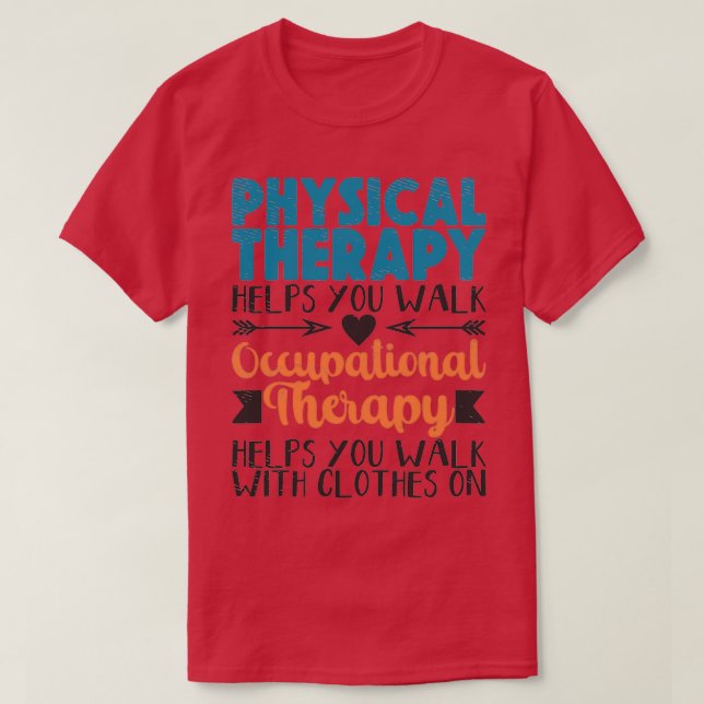 PhysiotherapeutIn OT T-Shirt (Design vorne)