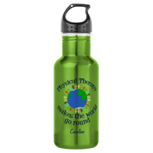 Physiotherapie bringt die Welt zum Laufen Trinkflasche