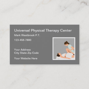 Physiotherapie-Klinik Visitenkarte