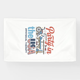 Physiotherapie-Party in den USA Vintage T-Shirt_ Banner