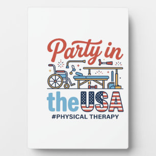 Physiotherapie-Party in den USA Vintage T-Shirt_ Fotoplatte