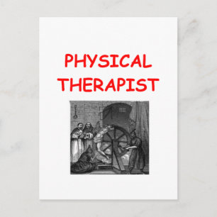 Physiotherapie Postkarte