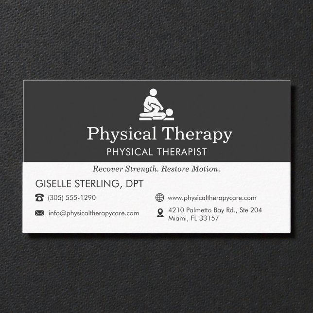 Physiotherapiepraxis Visitenkarte (Von Creator hochgeladen)