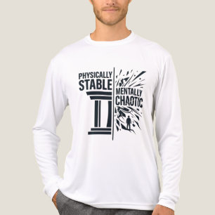 Physisch stabile, geistig chaotische Dualitätsdesi Tri-Blend Shirt