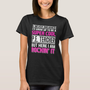 Physische Bildung Lehrer zurück zur Schule T-Shirt