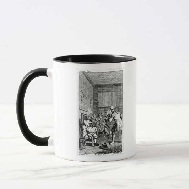 Physische Trim, die eine Predigt liest Tasse (Links)