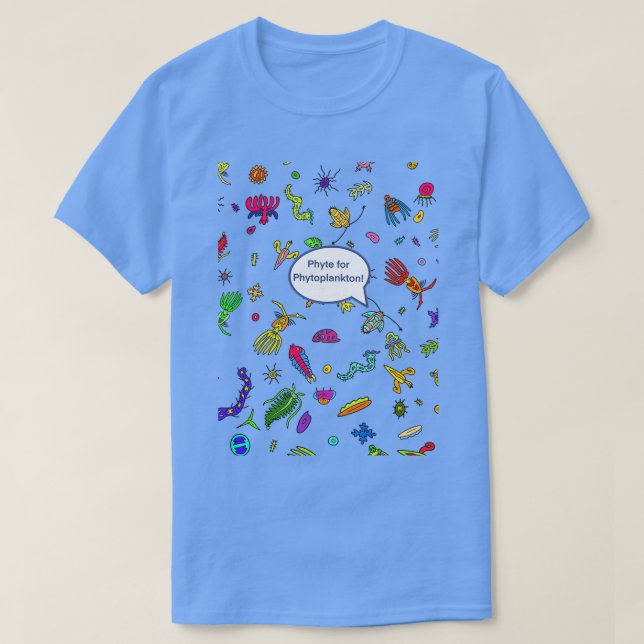 Phyte für Phytoplankton  T-Shirt (Design vorne)
