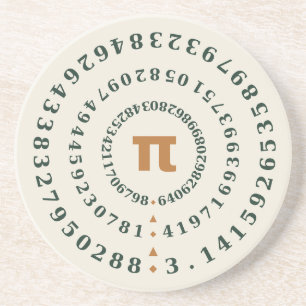Pi 100 Ziffern Spiral Mathelehrer Pi Tag Untersetz Getränkeuntersetzer