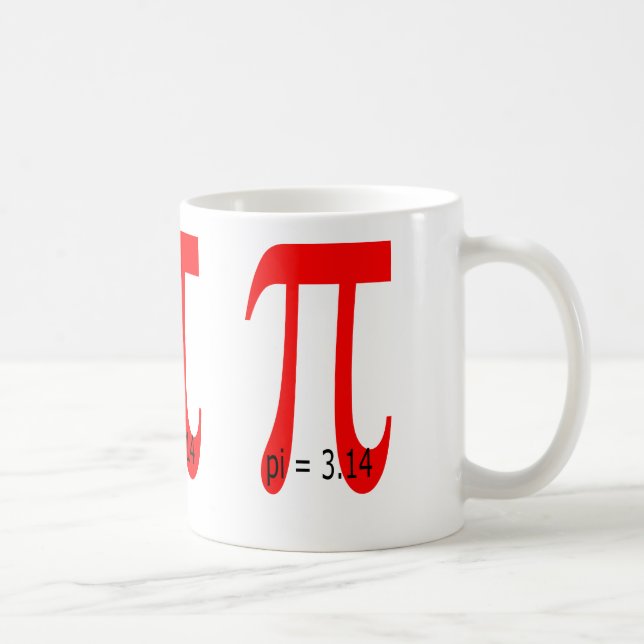 pi = 3,14159265 kaffeetasse (Rechts)