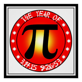 Pi 3/14/15 Jahr 9:26:53 Poster