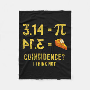 Pi 3 14 = Kuchen Zufall Ich glaube, nicht Mathe Pu Fleecedecke