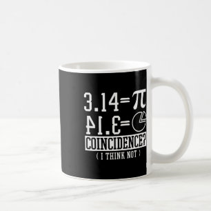 Pi 3.14 Math Happy 14. März Geburtstag Zufall Kaffeetasse