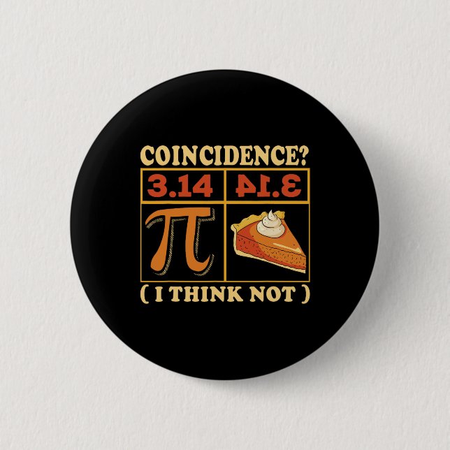 Pi 3.14 Pi Happy Pi Day Mathematik Lehrer Student Button (Vorderseite)