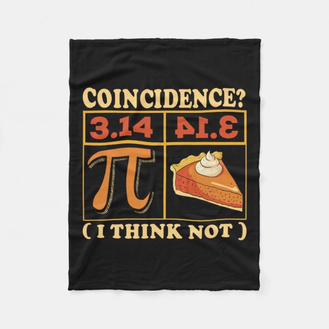 Pi 3.14 Pi Happy Pi Day Mathematik Lehrer Student Fleecedecke (Vorderseite)