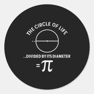 Pi 3,14 Zahlensymbol Mathe Wissenschaft Lehrer Sch Runder Aufkleber