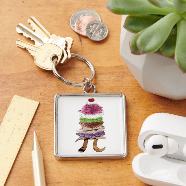 Pi a la Mode Keychain Schlüsselanhänger (Schreibtisch)
