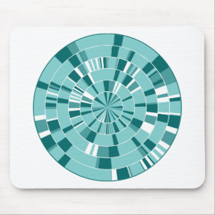 Pi Abstrakt 05 - auf Weiß Mousepad