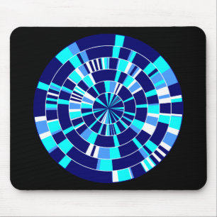 Pi Abstrakt 07 - auf schwarz Mousepad
