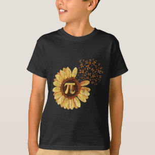 Pi Apparel Pi Day Sonnenblume Kleidung Math Funny T-Shirt