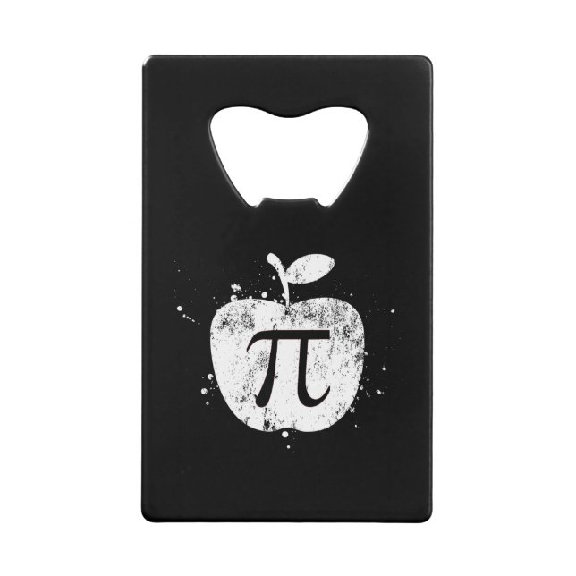 Pi Apple Pie Funny Geldbeutel Flaschenöffner (Vorderseite)