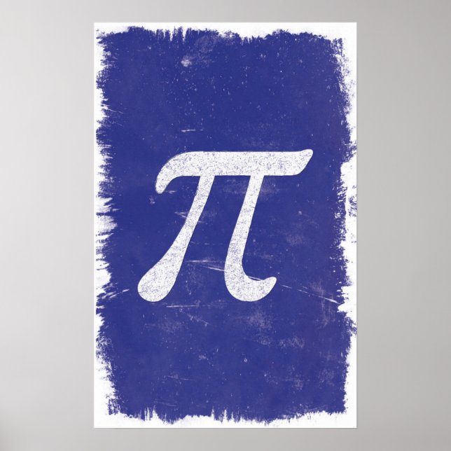 Pi Art - Math Posters Poster (Vorne)