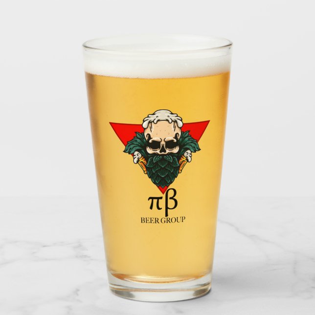 Pi Beta Beer Group Glas (Vorne (Gefüllt))