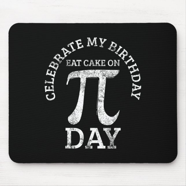 Pi Birthday Math Day Vintag Mousepad (Vorne)