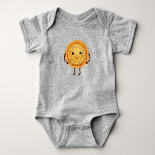 Pi, Cartoon Pie Baby Strampler