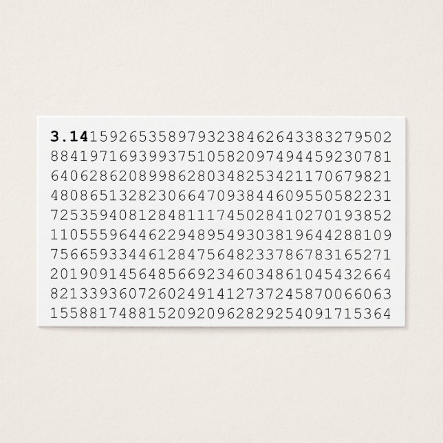 Pi Celebrate 3,14 Pi Day (Vorderseite)