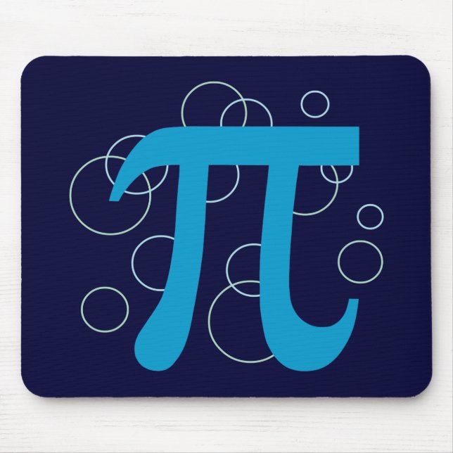 Pi Circles Mousepad (Vorne)