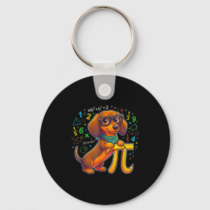 Pi-Dachshund Mathe Pi Mathematik Lustiges Pi-Day-S Schlüsselanhänger