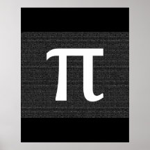 Pi - Das irrationale, mathematisch konstante Poste