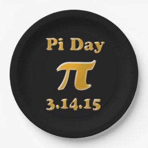 Pi Day 2015 9 Zoll Papier-Teller Pappteller