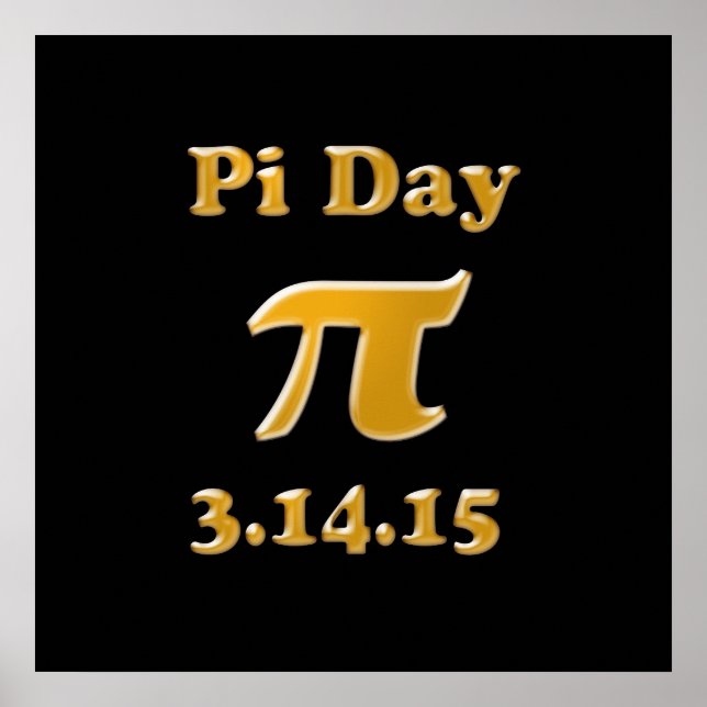 Pi Day 2015 Poster (Vorne)