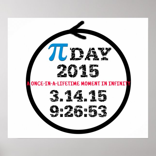 Pi Day 2015 Poster: Feiern Sie unendlich! Poster (Vorne)