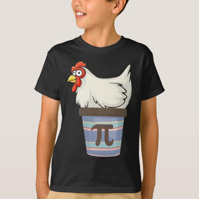 Pi Day 2025 Math Lover Mathematics Chicken Pot Pie T-Shirt (Vorderseite)