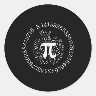 Pi Day Apple Graphic Niedlich Funny Mathe Lover Pi Runder Aufkleber