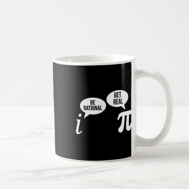 Pi Day Be Rational erhalten echte lustige Mathe Gl Kaffeetasse (Rechts)