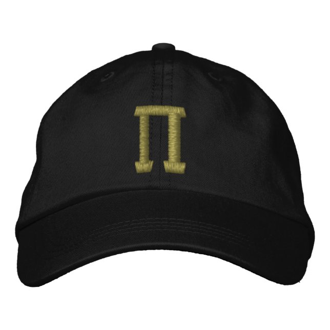 Pi Day Bestickte Baseballkappe (Vorderseite)