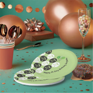 Pi Day Birthday Papierplatte Pappteller