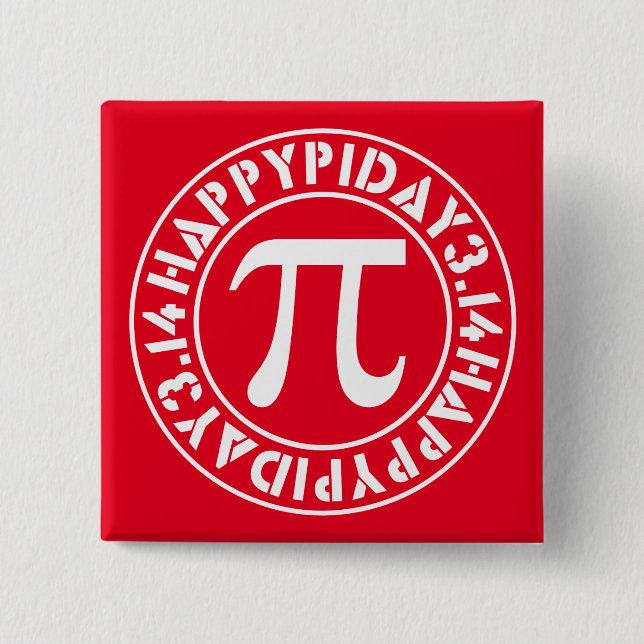 Pi Day Button (Vorderseite)