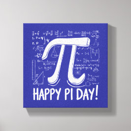 Pi Day Canvas Print - Stilvolle Mathe Art für Pi D Leinwanddruck