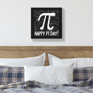 Pi Day Canvas Print - Stilvolle Mathe Art für Pi D Leinwanddruck