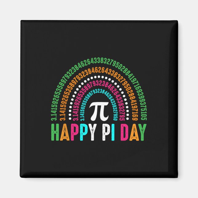 Pi Day Celebration Math Science Funny Teacher Gesc Magnet (Vorne)