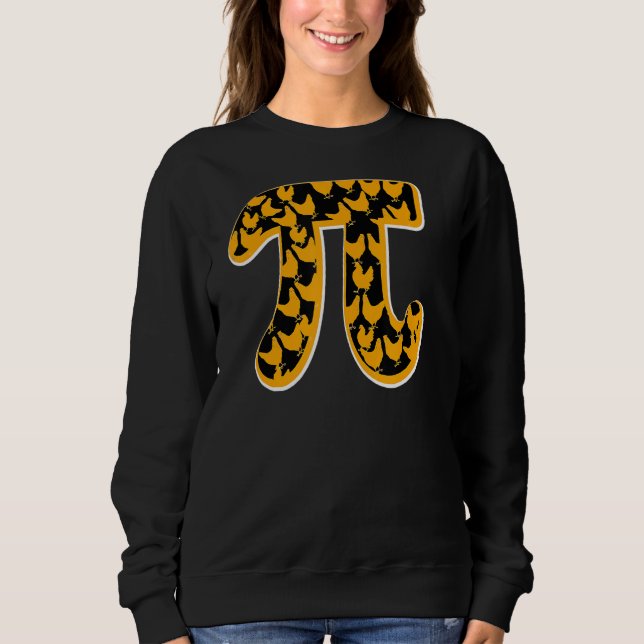 Pi Day Chicken Pi Funny Animal Bauer Mathematik Pi Sweatshirt (Vorderseite)