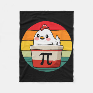 Pi Day Chicken Pot Pie Mathe Lehrer Funny Fleecedecke