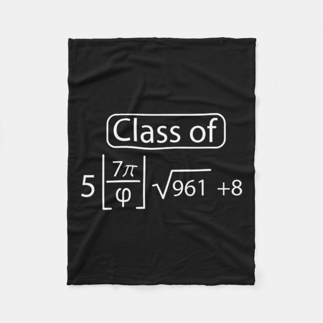Pi Day Cl von 2025 Graphic Funny Math Lover Gradua Fleecedecke (Vorderseite)