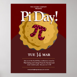 Pi Day Company-Veranstaltung   Corporate Party Pos Poster