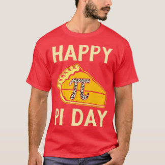 Pi Day Digits von Pi Leopard Happy Pi Day Mathemat T-Shirt