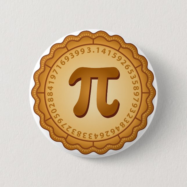 Pi Day, feiern Mathe! Button (Vorderseite)